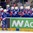 MINSK, BELARUS - MAY 20: France's Julien Desrosiers #24 celebrates with the bench after scoring his second goal of the game during preliminary round action at the 2014 IIHF Ice Hockey World Championship. (Photo by Richard Wolowicz/HHOF-IIHF Images)

